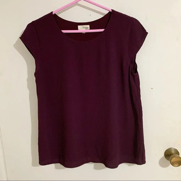 Wilfredfree from Aritzia purple basic top Size Small - Picture 1 of 7